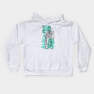 Wise Man and Dragon Oriental Style Kids Hoodie